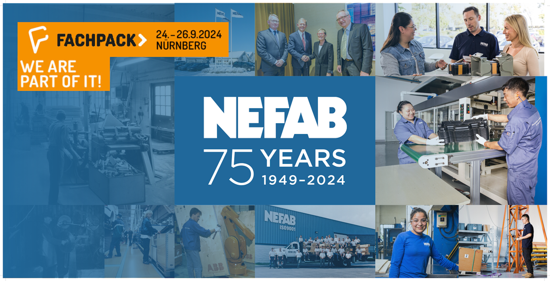 Nefab presents award-winning fiber solutions, circular packaging innovations, and cutting-edge logistics and digital services at FACHPACK 2024