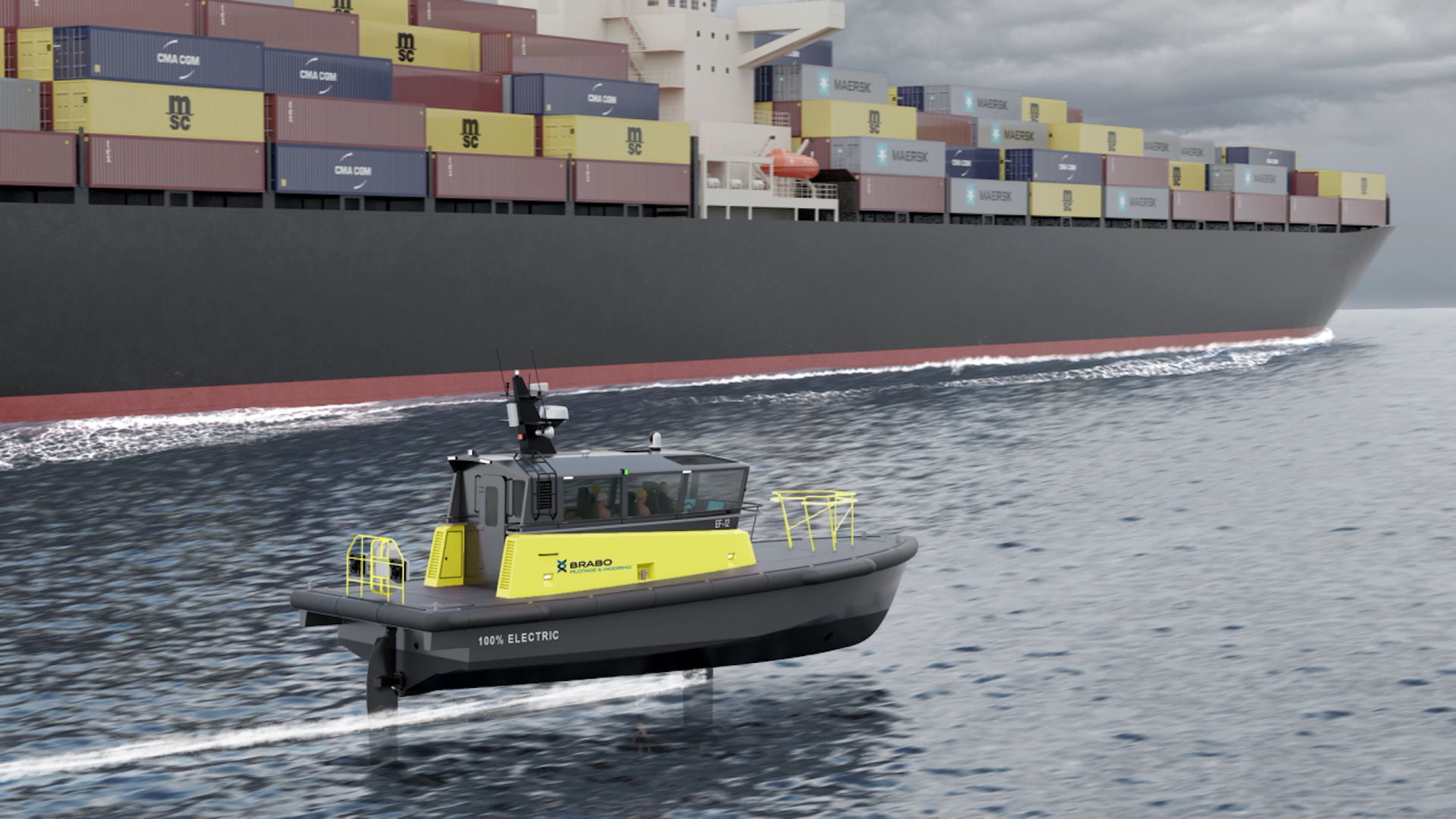 Brabo Partners with Artemis Technologies to introduce 100% electric Pilot boat